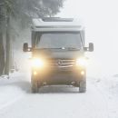 Mercedes Benz Sprinter Hymer ML-T 580 4x4 im Schnee / in the snow